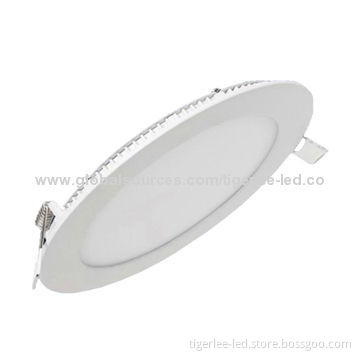 Dimmable LED ceiling light with 9W, ultra-thin round shape, AC100-240V, CRI>80, 3-year warranty
